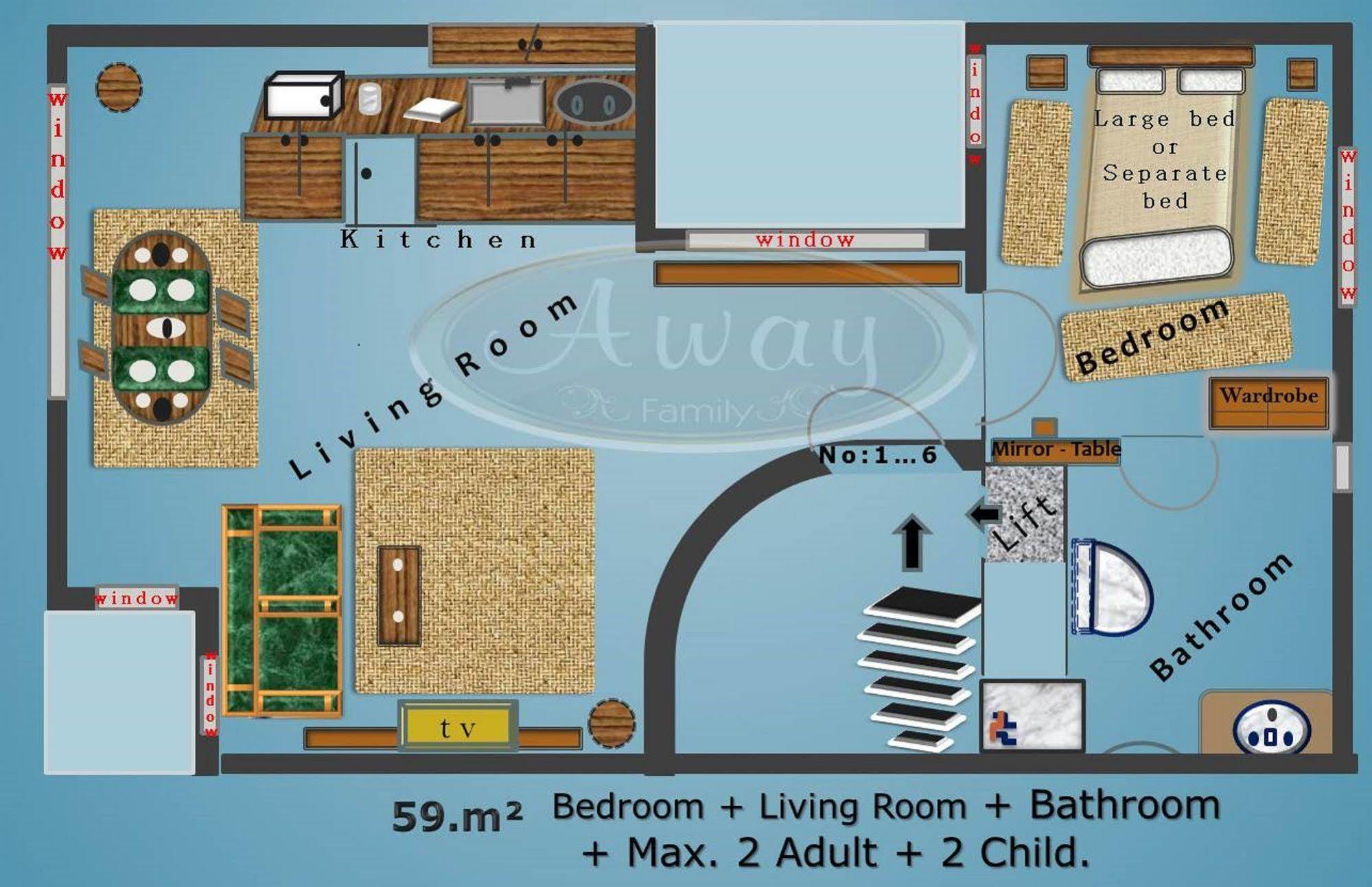Away Suites Istanbul Bagian luar foto